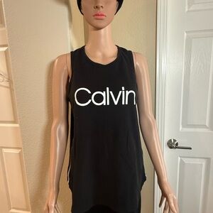 Calvin Klein Black Muscle Tee for Women